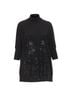 Givenchy 100% Wool Black Givenchy wool blend sequin lace turtleneck tunic Size M - photo 1