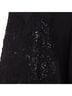 Givenchy 100% Wool Black Givenchy wool blend sequin lace turtleneck tunic Size M - photo 2