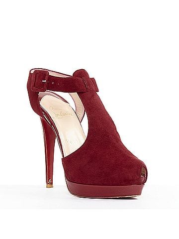Christian Louboutin Christian Louboutin Suede Platform Sandals (view 1)