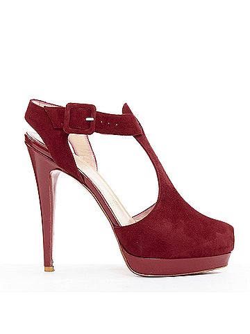 Christian Louboutin Christian Louboutin Suede Platform Sandals (view 2)
