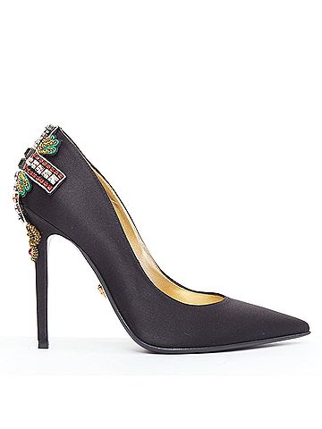 Versace Versace 2018 Byzantine Cross Encrusted Heels (view 2)