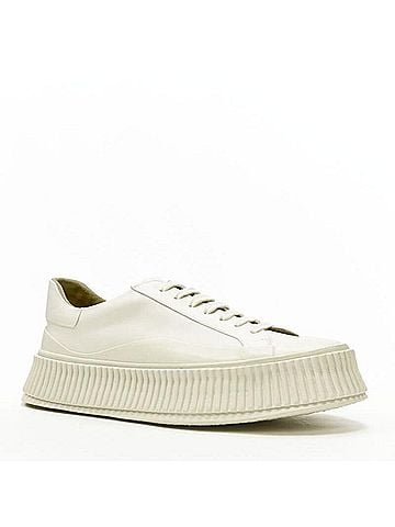 Jil Sander Jil Sander Leather Platform Sneaker (view 2)