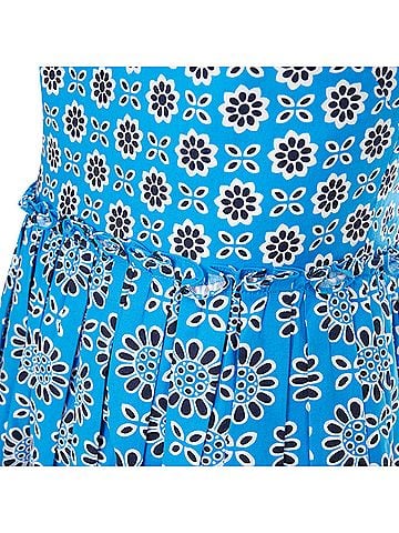 Oscar De La Renta Oscar de la Renta geometric floral print cotton dress (view 2)