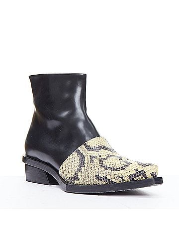 Proenza Schouler Proenza Schouler Leather Cuban Ankle Boots (view 2)