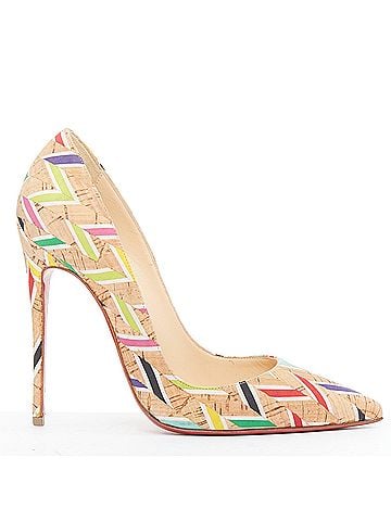 Christian Louboutin Christian Louboutin Cork Leather Pumps (view 1)