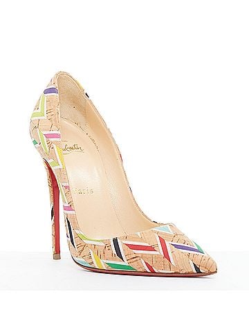 Christian Louboutin Christian Louboutin Cork Leather Pumps (view 2)