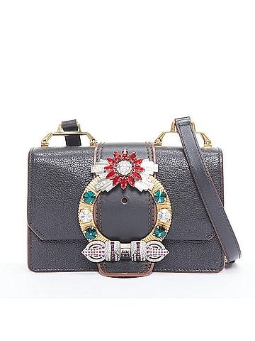 Miu Miu Miu Miu Lady Leather Crossbody Bag (view 1)