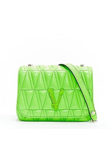 Versace Versace Virtus Quilted Crossbody Bag (view 1)