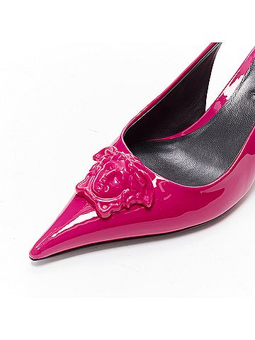 Versace Versace Palazzo Medusa Sling Kitten Heel Pump (view 2)