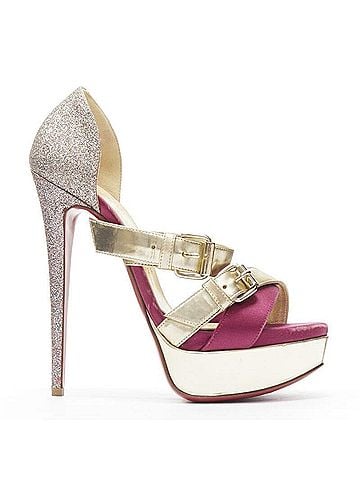 Christian Louboutin Christian Louboutin Glitter Platform (view 1)