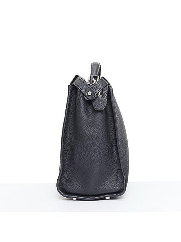 Fendi Fendi Topstitch Leather Crossbody Briefcase (view 2)