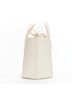 OFF-WHITE 100% Leather Ivory Off White Leather Drawstring Tote Bag One size - photo 2