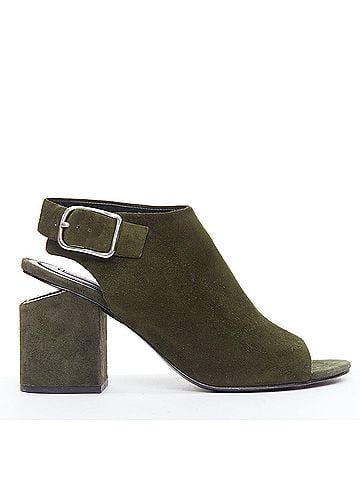Alexander Wang Alexander Wang Suede Cut Out Open Toe Heels (view 1)