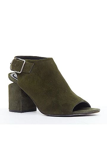 Alexander Wang Alexander Wang Suede Cut Out Open Toe Heels (view 2)