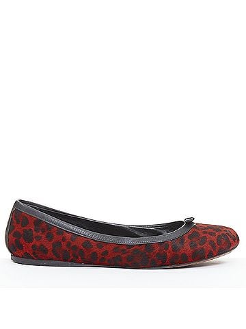 Alaïa Alaia Leopard Fur Ballet Flats (view 2)