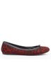 Alaïa 100% Wool Gray Alaia Leopard Fur Ballet Flats Size EU 37 1/2 - photo 2