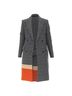 MSGM 100% Wool Black MSGM wool houndstooth color block double breasted coat Size 4 - photo 3