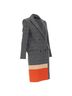 MSGM 100% Wool Black MSGM wool houndstooth color block double breasted coat Size 4 - photo 4