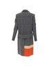 MSGM 100% Wool Black MSGM wool houndstooth color block double breasted coat Size 4 - photo 10