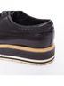 Prada 100% Leather Black Prada Wingtip Platform Brogue Oxfords Size EU 37 1/2 - photo 8