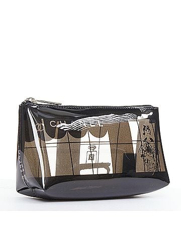 Chanel Chanel Window Clear PVC Cosmetic Pouch (view 1)