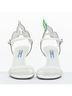 Prada 100% Patent Leather White Prada Patent Leather Flame Sandals Size EU 36 - photo 3