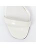 Prada 100% Patent Leather White Prada Patent Leather Flame Sandals Size EU 36 - photo 9