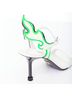 Prada 100% Patent Leather White Prada Patent Leather Flame Sandals Size EU 36 - photo 7