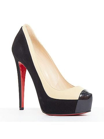 Christian Louboutin Christian Louboutin Suede Platform Pumps (view 1)
