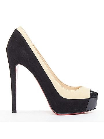 Christian Louboutin Christian Louboutin Suede Platform Pumps (view 2)