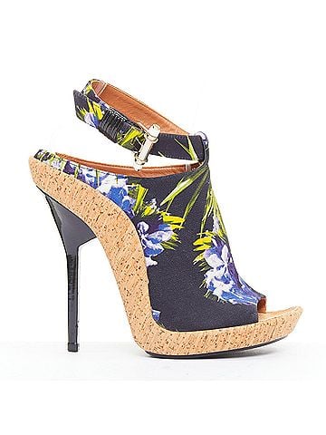 Givenchy Givenchy Canvas Cork Heels (view 1)