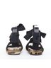 Alaïa 100% Leather Black Alaia Suede Leopard Gladiator Sandals Size EU 36 1/2 - photo 5