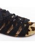 Alaïa 100% Leather Black Alaia Suede Leopard Gladiator Sandals Size EU 36 1/2 - photo 10