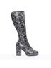 Chanel 100% Leather White Chanel 2023 Dotted Logo Tall Boots Size EU 38 - photo 1