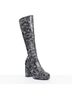 Chanel 100% Leather White Chanel 2023 Dotted Logo Tall Boots Size EU 38 - photo 2