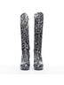 Chanel 100% Leather White Chanel 2023 Dotted Logo Tall Boots Size EU 38 - photo 3