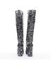 Chanel 100% Leather White Chanel 2023 Dotted Logo Tall Boots Size EU 38 - photo 4