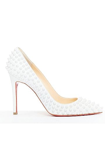Christian Louboutin Christian Louboutin Leather Spike Pumps (view 1)