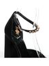 Versace 100% Satin Black Versace Runway Aevitas Double Platform Heels Size EU 41 - photo 7