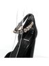 Versace 100% Satin Black Versace Runway Aevitas Double Platform Heels Size EU 41 - photo 8
