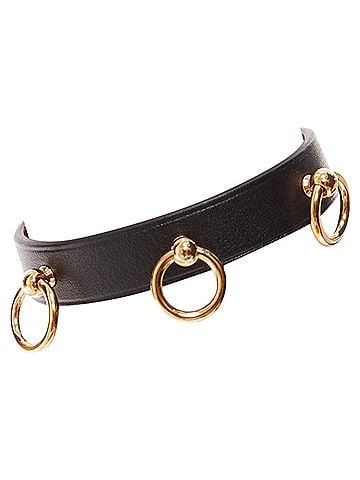 Hermès Hermes Mini Dog Anneaux ring smooth leather bracelet (view 2)