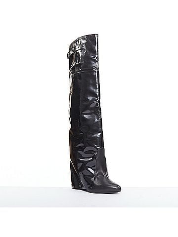 Givenchy Givenchy 2012 Leather Foldover Boots (view 2)