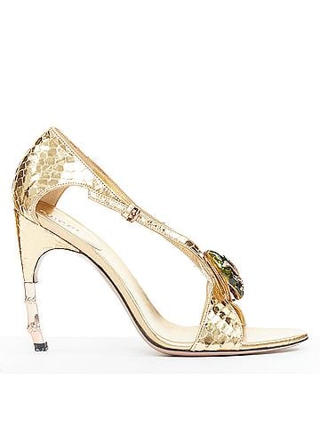 Gucci Gucci Tom Ford Leather Serpentine Heels (view 2)