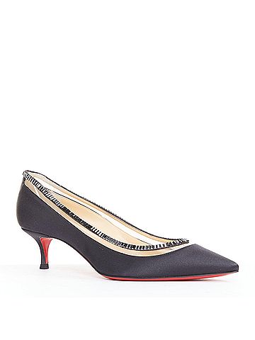 Christian Louboutin Christian Louboutin Satin Crystal Kitten (view 2)