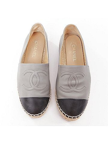 Chanel Chanel Lambskin Leather Espadrilles (view 1)