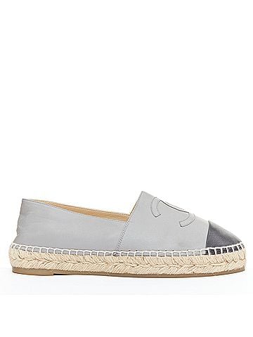 Chanel Chanel Lambskin Leather Espadrilles (view 2)