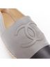 Chanel 100% Leather Silver Chanel Lambskin Leather Espadrilles Size EU 38 1/2 - photo 7