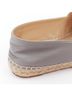 Chanel 100% Leather Silver Chanel Lambskin Leather Espadrilles Size EU 38 1/2 - photo 8