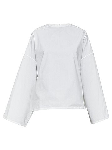 MARNI Marni cotton crew neck boxy bell sleeve blouse (view 1)