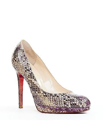 Christian Louboutin Christian Louboutin Purple Platform Heels (view 2)